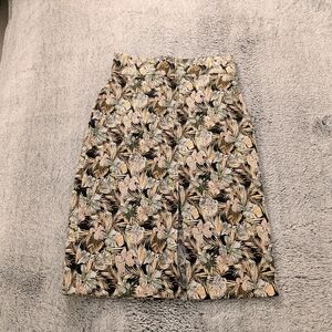 Topshop Multicolor Floral Pencil Skirt